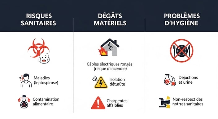 risque sanitaire d'une invasion de rongeurs Risques liés aux rongeurs et maladies