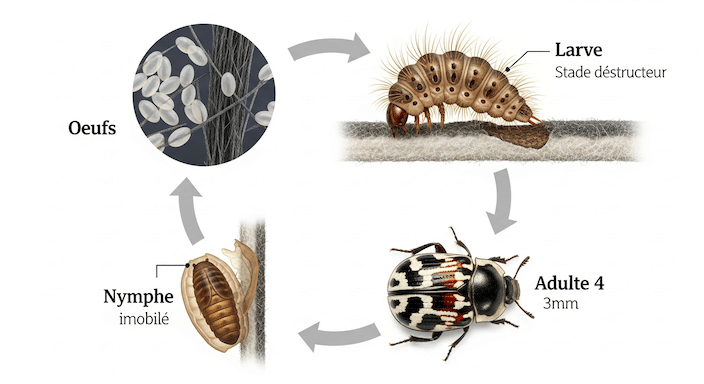 Cycle de vie des Anthrènes