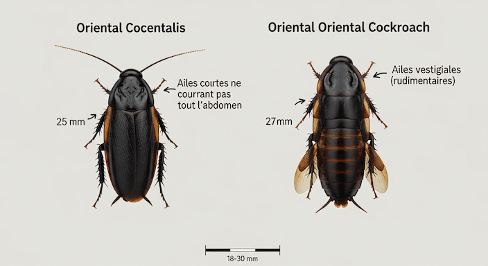 La blatte orientale difference entre male et femelle la blatte orientale différence entre mâle et femelle