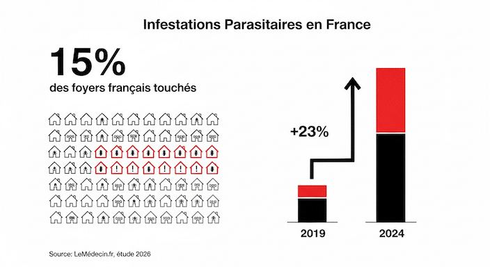 Infestation de puces en France