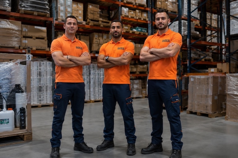 Équipe de techniciens de l'entreprise Radical spécialisé dans désinsectisation et la dératisation - copie Équipe de technicien de l'entreprise Radical